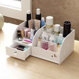 Duży pulpit organizator przyborów do makijażu szuflada schowek pudełko do makijażu Home Office makijaż organizer na kosmetyki or