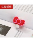 Cartoon zwierzęta Kawaii Stitch Hello Cat Batman słuchawki z kablem USB wygaszacz linii z ładowaniem telefonu komórkowego zabezp