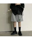 Koreańska fala kosmici Harajuku Vintage casual dropshipping regularne luźne duże rozmiary proste BF pantalones jogger spodenki r
