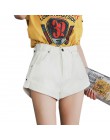 WENYUJH Vintage wysokiej talii spodenki jeansowe kobiet 2020 koreański styl wygodne szorty dżinsy letnie seksowne krótkie spodni