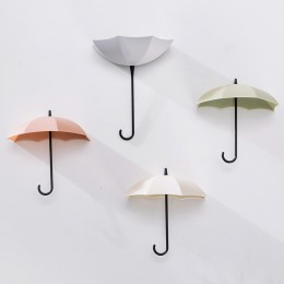 3 sztuk/partia wielofunkcyjny w kształcie parasola wieszak na klucze Rack Home dekoracyjne uchwyt haki ścienne do kuchni akcesor