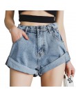WENYUJH Vintage wysokiej talii spodenki jeansowe kobiet 2020 koreański styl wygodne szorty dżinsy letnie seksowne krótkie spodni