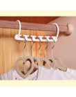 1 pc wieszak oszczędzający miejsce plastikowa tkanina wieszak magiczny wieszak na ubrania z haczykiem organizator szafy