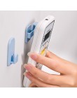 1 para domu pilot zdalnego sterowania haki do przechowywania plastikowe Sticky Hook TV klimatyzator klucz praktyczny uchwyt do p