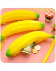 1 X Kawaii Unisex mężczyźni kobiety dziewczęta nowość silikonowe przenośne Banana Coin piórnik na ołówki i pióra torebka Case po