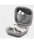 Mini słuchawki Case Bag przenośne słuchawki douszne pudełko do przechowywania kart pamięci zestaw słuchawkowy organizer na ładow