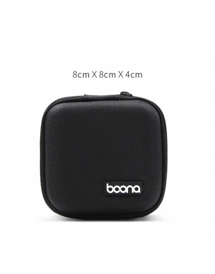 Mini słuchawki Case Bag przenośne słuchawki douszne pudełko do przechowywania kart pamięci zestaw słuchawkowy organizer na ładow