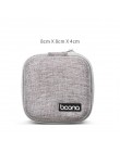 Mini słuchawki Case Bag przenośne słuchawki douszne pudełko do przechowywania kart pamięci zestaw słuchawkowy organizer na ładow
