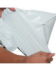 50 sztuk srebrny torby kurierskie wiele matowe samoprzylepne wodoodporna torba do przechowywania torby gruba koperta Mailer pocz