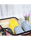ONEUP przenośne torby ze sznurkiem bawełniana torebka do przechowywania torby podróżna kosmetyczka odzież buty organizacja na ub