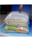 7 sztuk/zestaw worek próżniowy z pompą ręczną Storage Organizer do domu przezroczyste krawędzie ubrania organizator Seal skompre