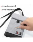BUBM Casual Fashion telefon komórkowy saszetka na szyję odporna na wstrząsy torba Crossbody z etui na karty kredytowe na wszystk