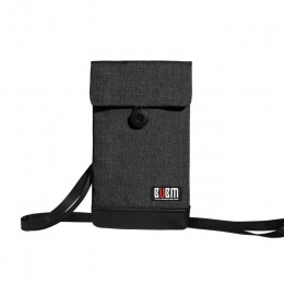 BUBM Casual Fashion telefon komórkowy saszetka na szyję odporna na wstrząsy torba Crossbody z etui na karty kredytowe na wszystk