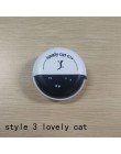 Okrągły przewód słuchawkowy Box Cute Cartoon słuchawki pojemnik przenośna obrotowa pokrywa słuchawki organizator z tworzywa sztu