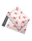 Różowa torba kurierska Flamingo/Snowflake / Coral Cartoon Anime Poly Mailers samoprzylepna plastikowa koperta pocztowa torba 10*