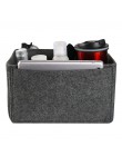 Filcowa wkładka torba na suwak kilka kieszeni torebka torebka Organizer Makeup Travel