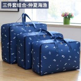 3 sztuk/zestaw worek do przechowywania tkanina oxford ruchoma torba na bagaż wodoodporny organizer do szafy pudełka M + L + XL p