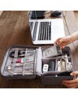 Organizer do kabli podróżnych wodoodporny gadżet do przechowywania worek uchwyt na ładowarkę usb cyfrowa torba na zestaw urządze