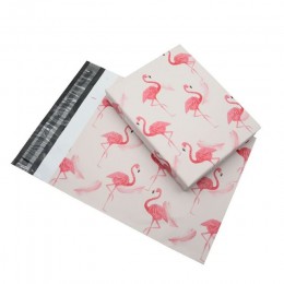 Różowa torba kurierska Flamingo/Snowflake / Coral Cartoon Anime Poly Mailers samoprzylepna plastikowa koperta pocztowa torba 10*