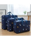 3 sztuk/zestaw worek do przechowywania tkanina oxford ruchoma torba na bagaż wodoodporny organizer do szafy pudełka M + L + XL p