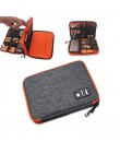 Wodoodporna iPad organizator dane USB kabel słuchawkowy próbnik Power Bank torba do przechowywania podróżna zestaw cyfrowe gadże