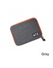 Wodoodporna iPad organizator dane USB kabel słuchawkowy próbnik Power Bank torba do przechowywania podróżna zestaw cyfrowe gadże