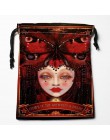 Najlepsze torby ze sznurkiem Tarot niestandardowa torba z nadrukiem do przechowywania worki typu próżniowego rozmiar 18X22cm tor