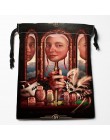 Najlepsze torby ze sznurkiem Tarot niestandardowa torba z nadrukiem do przechowywania worki typu próżniowego rozmiar 18X22cm tor
