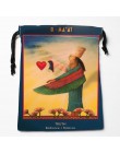 Najlepsze torby ze sznurkiem Tarot niestandardowa torba z nadrukiem do przechowywania worki typu próżniowego rozmiar 18X22cm tor