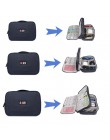 BUBM gadżet Organizer Case pamięć cyfrowa torba elektronika Organizer do ładowarek kable dysk twardy iPad Mini etui ochronne