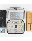 BUBM gadżet Organizer Case pamięć cyfrowa torba elektronika Organizer do ładowarek kable dysk twardy iPad Mini etui ochronne