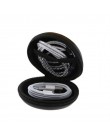 Mini okrągły kształt USB SD TF organizer do kabli przenośny ręczny Spinner etui na słuchawki zestaw słuchawkowy słuchawki torba 