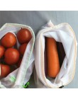 1 Pc siatka wielokrotnego użytku torby z siatki zmywalne torby przyjazne dla środowiska na zakupy spożywcze przechowywanie owocó