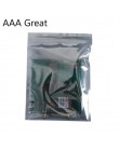 100 sztuk/partia antystatyczna aluminiowa torba do przechowywania Zip Lock Resealable Anti Static etui na akcesoria elektroniczn