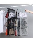 Torby do przechowywania 3 warstwy torebka Organizer składana półka torba 6 kieszeń składana torba do zawieszenia drzwi różne kie