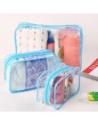 Nowe przenośne torby podróżne Zip Look torby z pvc wodoodporna torebka do przechowywania makijażu kosmetyczka kosmetyczka Transp