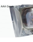 100 sztuk/partia antystatyczna aluminiowa torba do przechowywania Zip Lock Resealable Anti Static etui na akcesoria elektroniczn