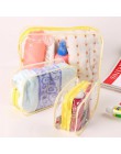 Nowe przenośne torby podróżne Zip Look torby z pvc wodoodporna torebka do przechowywania makijażu kosmetyczka kosmetyczka Transp