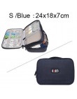 BUBM gadżet Organizer Case pamięć cyfrowa torba elektronika Organizer do ładowarek kable dysk twardy iPad Mini etui ochronne