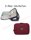 BUBM gadżet Organizer Case pamięć cyfrowa torba elektronika Organizer do ładowarek kable dysk twardy iPad Mini etui ochronne