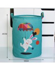 SDARISB 35*45cm wodoodporny kosz do przechowywania zabawek kosz na odzież do prania torba na ubrania pudełko do przechowywania z