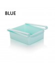 ABS Slide Storage organizator stojaków regulowana lodówka uchwyt półki szuflada organizator do oszczędzenia miejsca owoce przeką