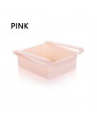 ABS Slide Storage organizator stojaków regulowana lodówka uchwyt półki szuflada organizator do oszczędzenia miejsca owoce przeką
