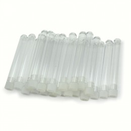 25 sztuk szczęście DIY butelki z życzeniami przeźroczyste tworzywo sztuczne probówki zrobić życzenie butelki 83*11mm zrobić życz
