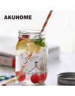 130 ~ 780ML słój na przetwory szklany kubek napój kubek z pokrywką słomy lody na lato owoce zimne słoiki do picia kubek do soku 