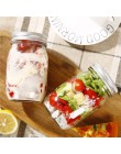 130 ~ 780ML słój na przetwory szklany kubek napój kubek z pokrywką słomy lody na lato owoce zimne słoiki do picia kubek do soku 