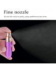 Anpro 5ml przenośna aluminiowa butelka do perfum w sprayu wielokrotnego napełniania pojemnik podróżny z pustymi pojemnikami bute