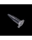 100 sztuk 0.5 ML jasne mikro plastikowe probówki wirówki fiolka odłamywana zaślepka pojemnik na próbki laboratoryjne próbki bute