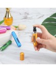 CARRYWON 5ml przenośny Mini aluminium wielokrotnego napełniania perfumy w sprayu pojemnik na kosmetyki recyrkulacja samopompując