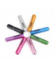 CARRYWON 5ml przenośny Mini aluminium wielokrotnego napełniania perfumy w sprayu pojemnik na kosmetyki recyrkulacja samopompując